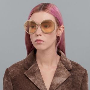 GOLD KAMIORA MINE METAL SUNGLASSES